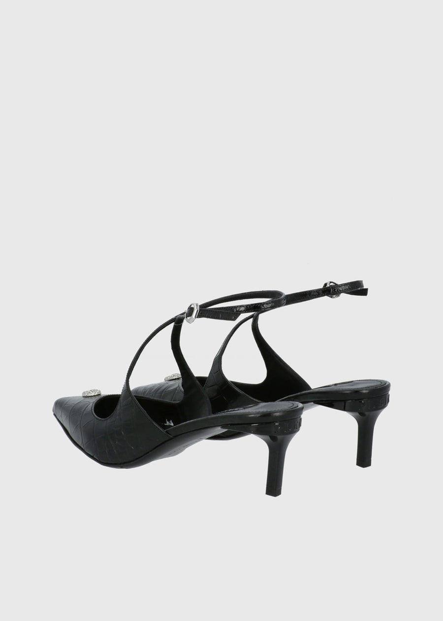 Philipp Plein Slingbacks Crossing Crocco PLP-WSD0651