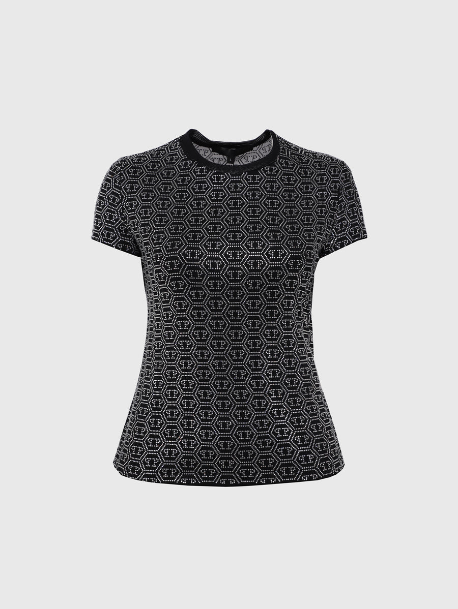 Philipp Plein T-shirt monograma PLP-WTK3300