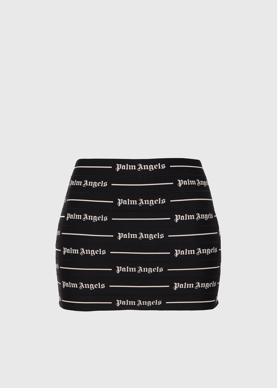 PALM ANGELS Falda corta monogram PNG-PWCU012S