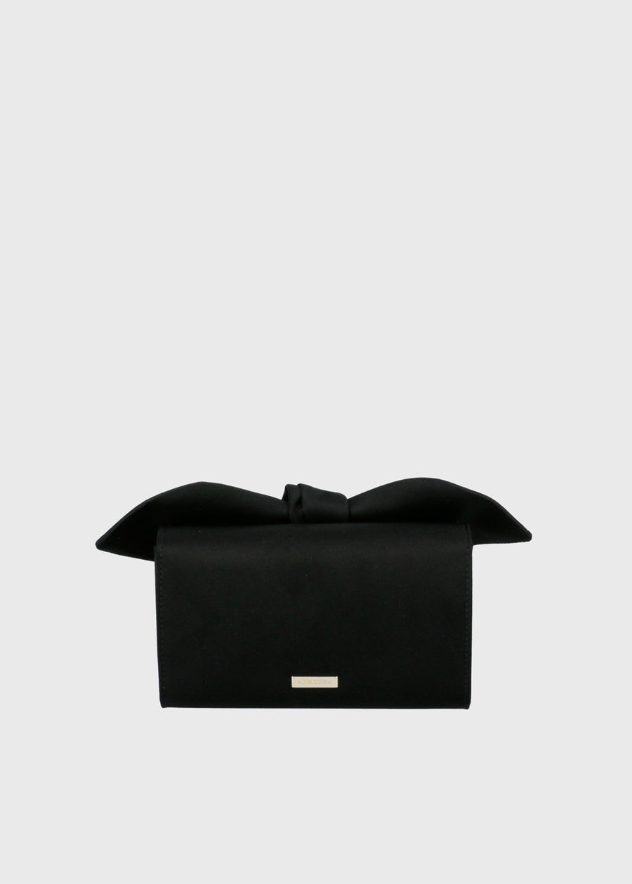 Aquazzura Clutch Bow Tie Mini QZR-BOWTIEMB