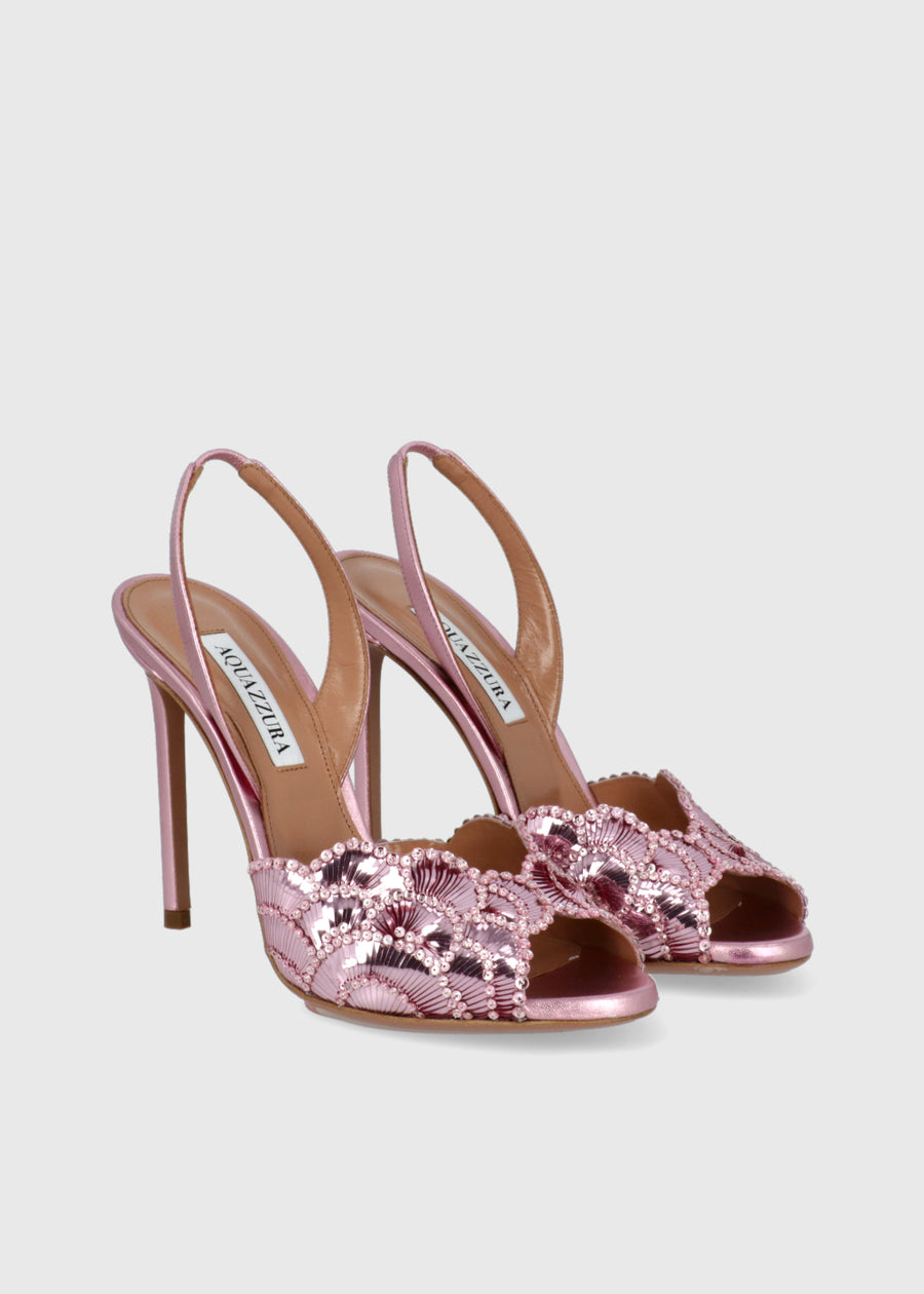 AQUAZZURA Sandalia Alta Ce Soir QZR-CESOSSAN