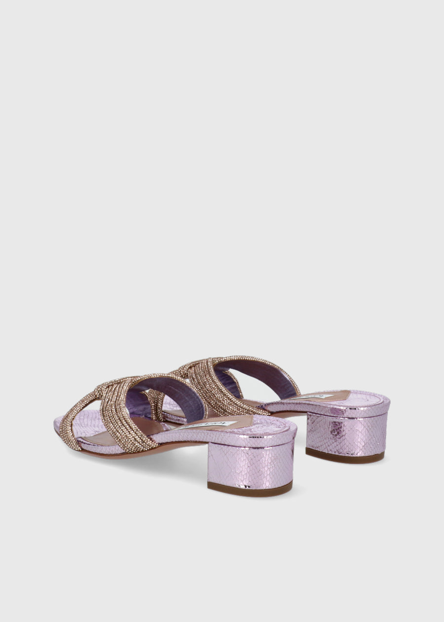 Aquazzura Sandalia Crystal Muse QZR-CRMUSA35