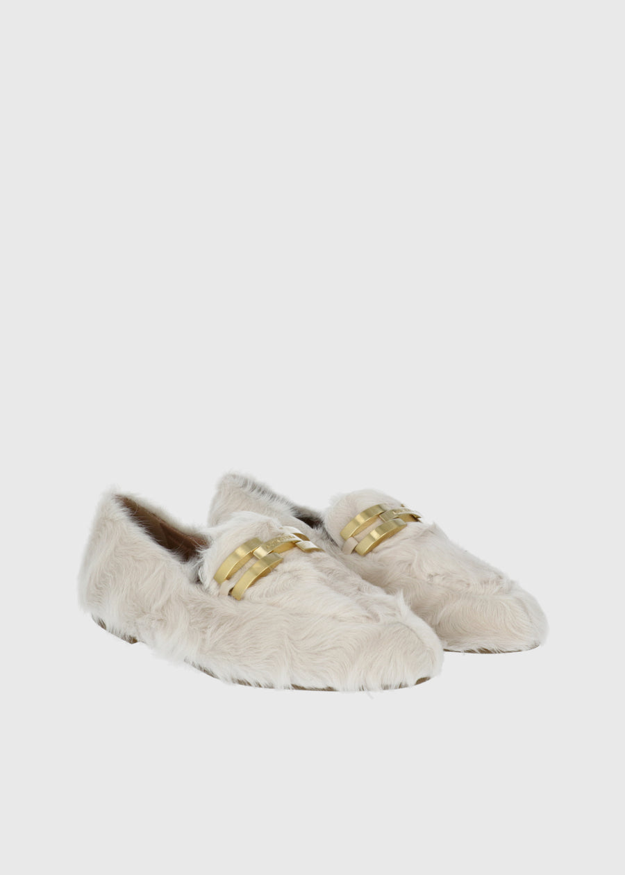 Aquazzura Mocasines Furry Brandi QZR-FURRYBRM
