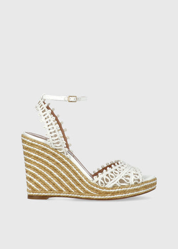 Aquazzura Sandalia de cuña Kahlo QZR-KAHLOESW