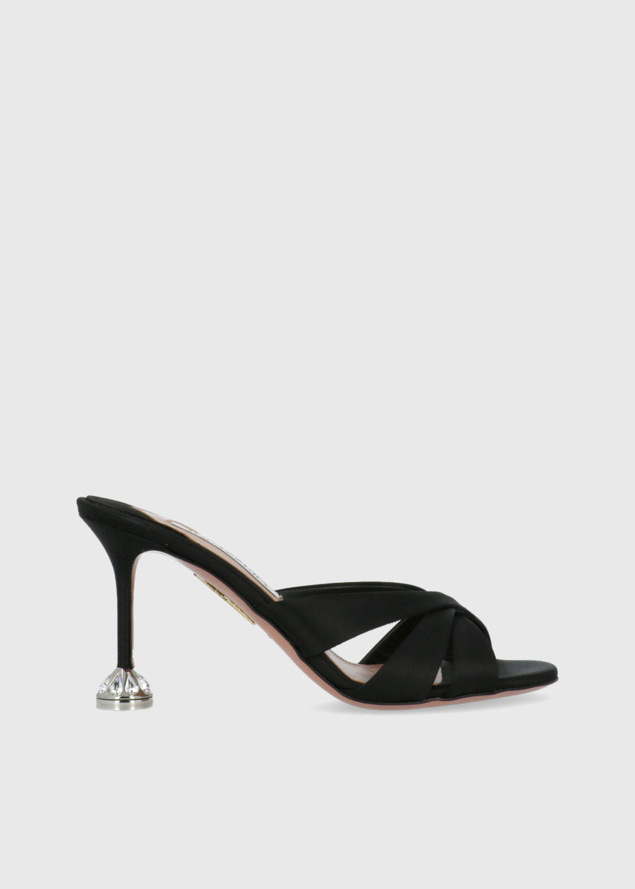 Aquazzura Sandalias Altas KISS ME QUICK CRYSTAL QZR-KIQUICRM