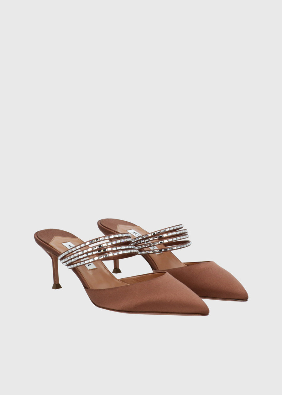 Aquazzura Luces Mules de lujo GRAN VIA QZR-LUCEMU65