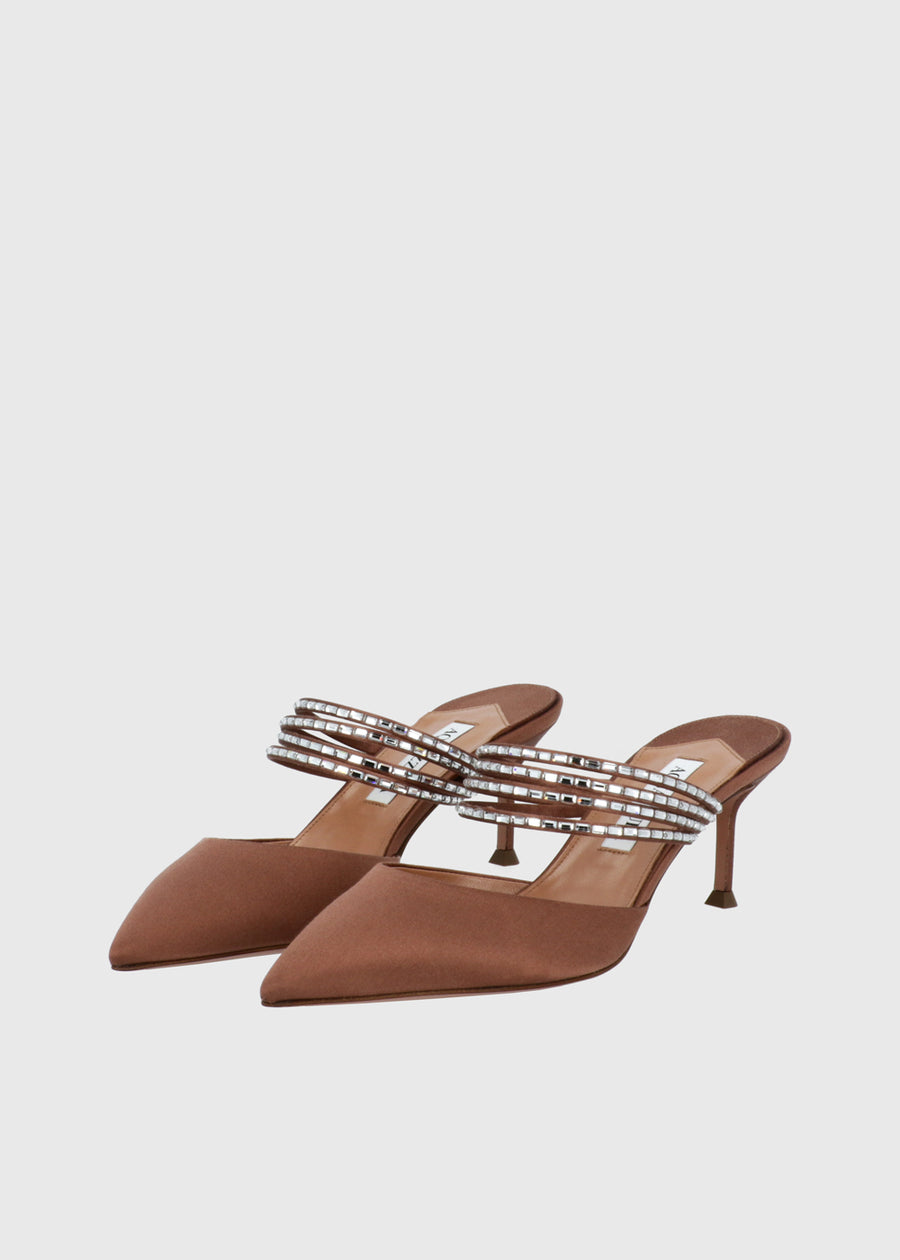 Aquazzura Luces Mules de lujo GRAN VIA QZR-LUCEMU65