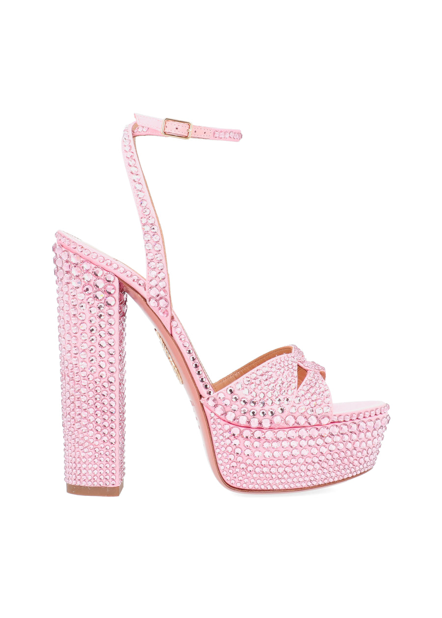 Aquazzura Plataformas Sinner Crystal QZR-SINCRYPL