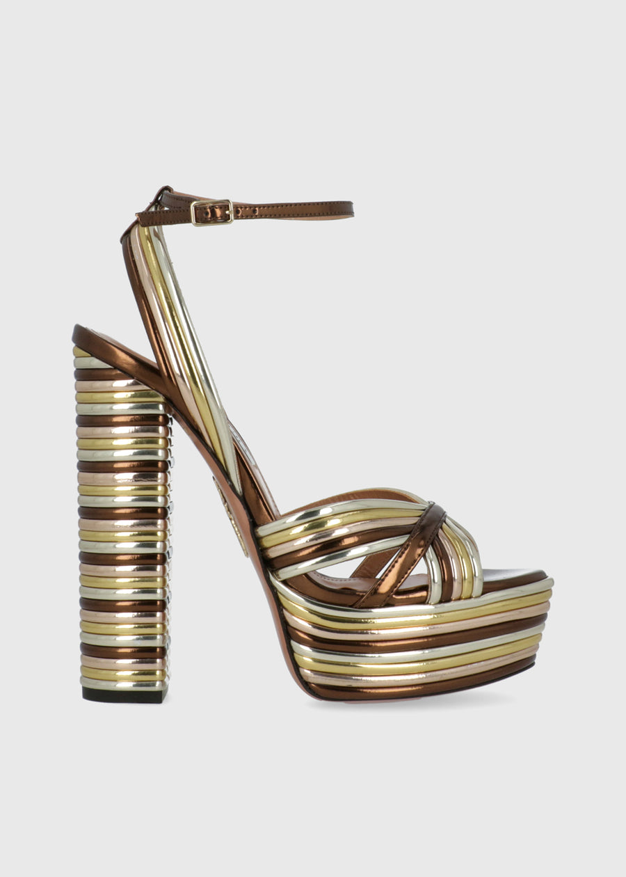 Aquazzura Sandalias de plataforma Sundance 140 QZR-SUNDANCP