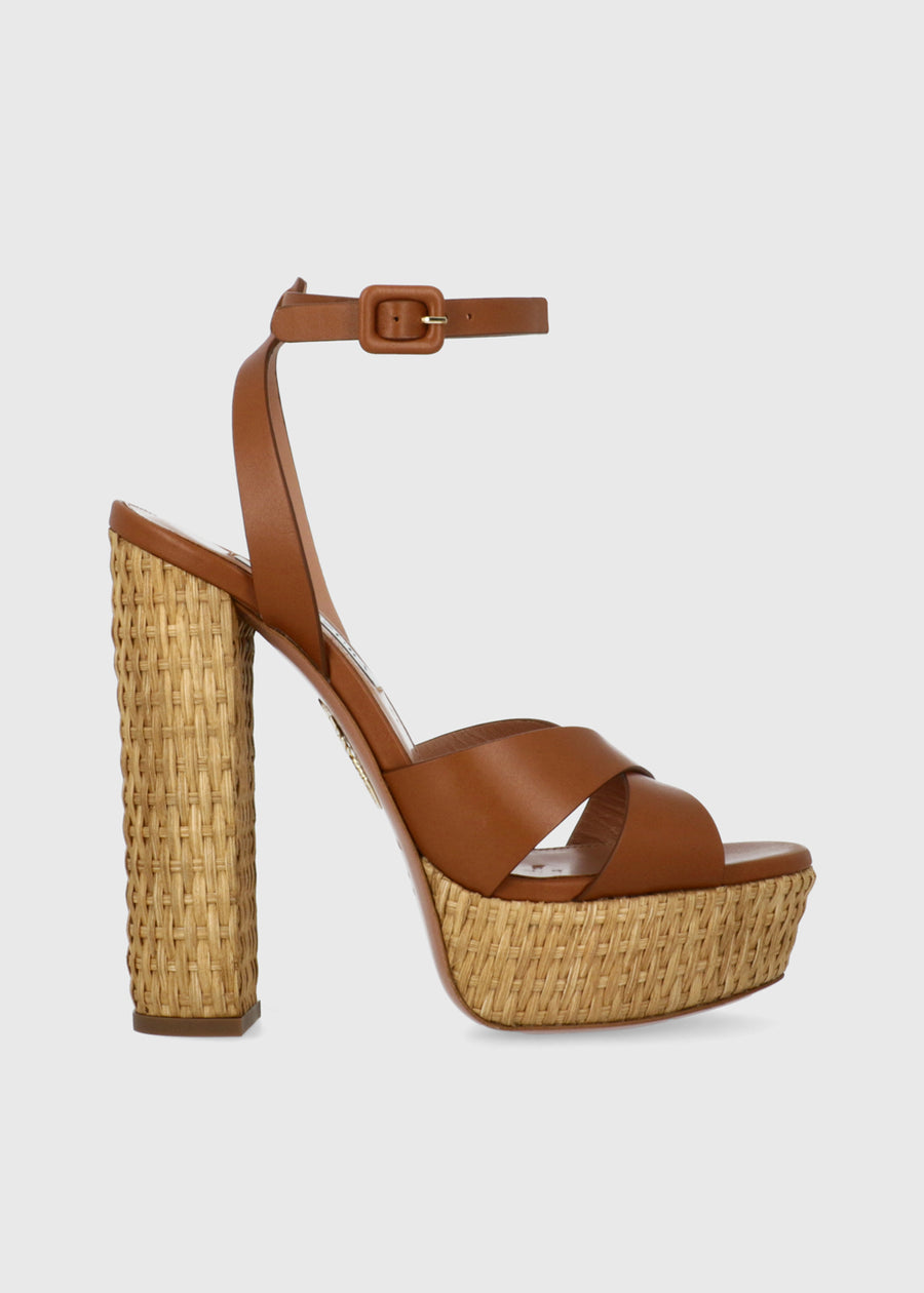 Aquazzura Sandalia Plataforma Sunseeker QZR-SUNSANPL