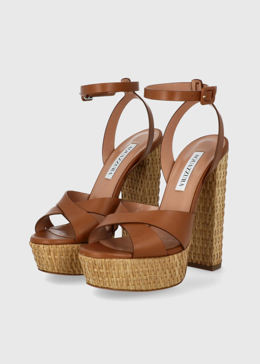Aquazzura Sandalia Plataforma Sunseeker QZR-SUNSANPL
