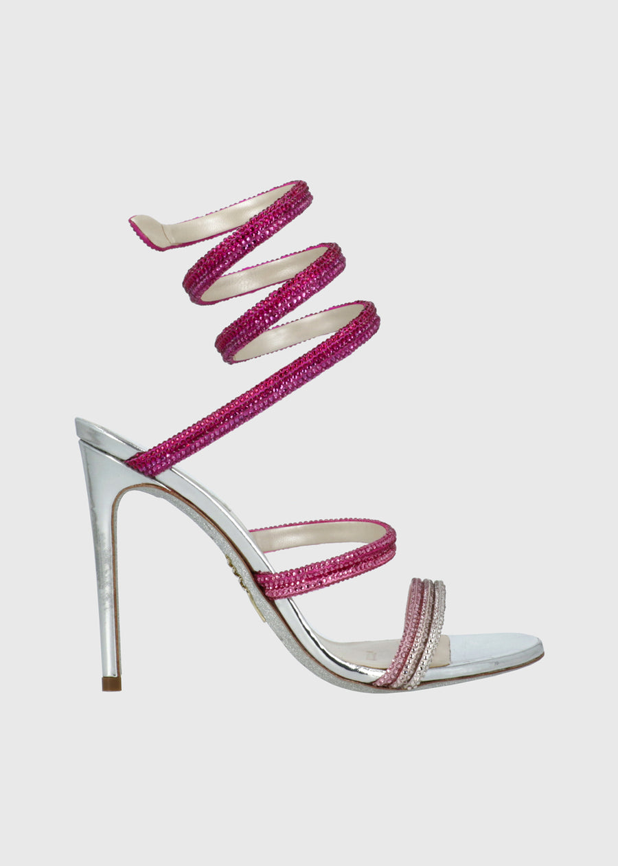 René Caovilla Sandalia Alta Cleo RNC-12070