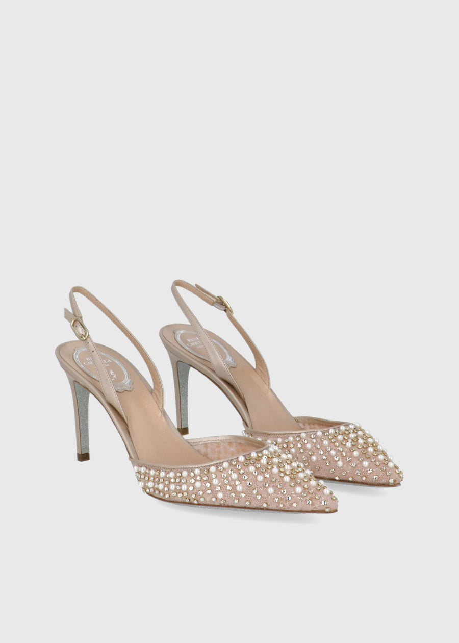 René Caovilla Zapatilla Slingback Aretha RNC-12391