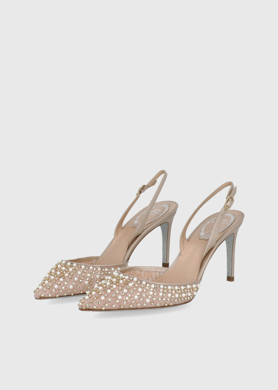 René Caovilla Zapatilla Slingback Aretha RNC-12391