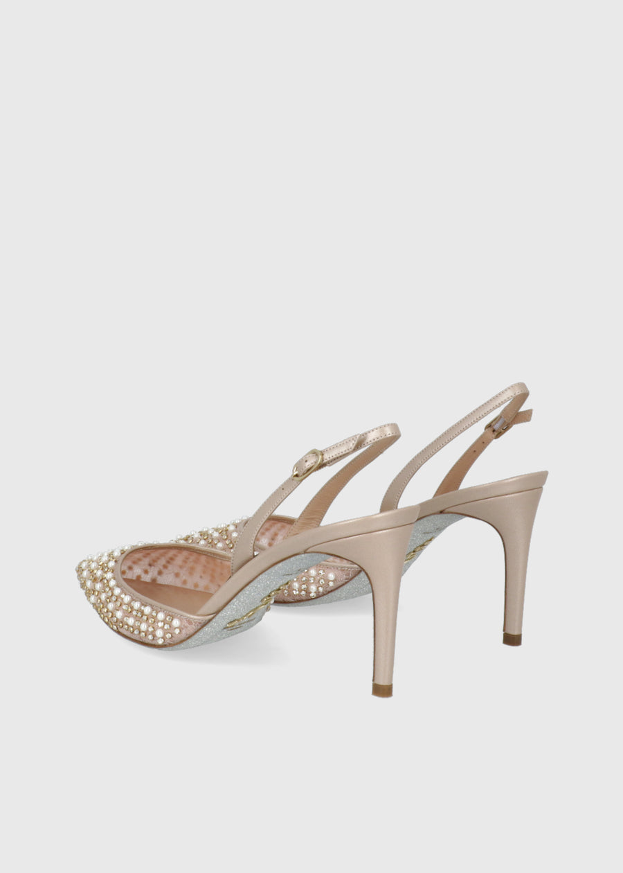 René Caovilla Zapatilla Slingback Aretha RNC-12391