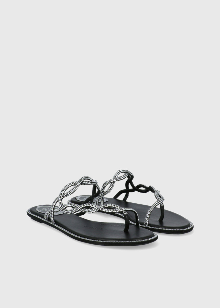 René Caovilla Sandalia Trenzada RNC-12482