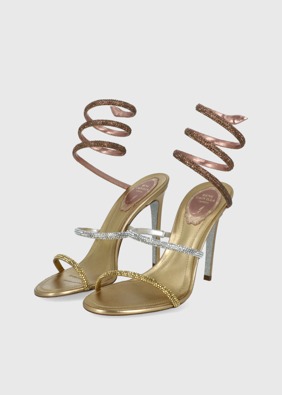 René Caovilla Sandalia Alta Cleo RNC-12503