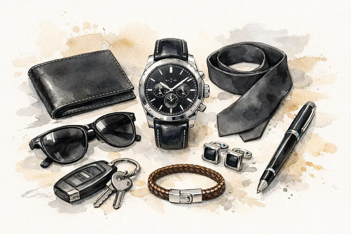 Accesorios de lujo para hombre con estilo