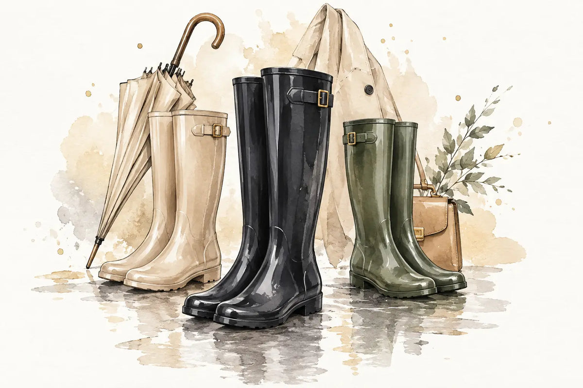 Las mejores botas para lluvia con estilo