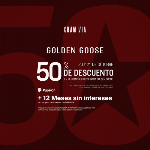 Golden Goose al 50% de Descuento