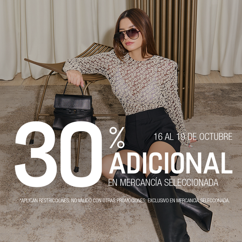 30% Adicional para Hombre
