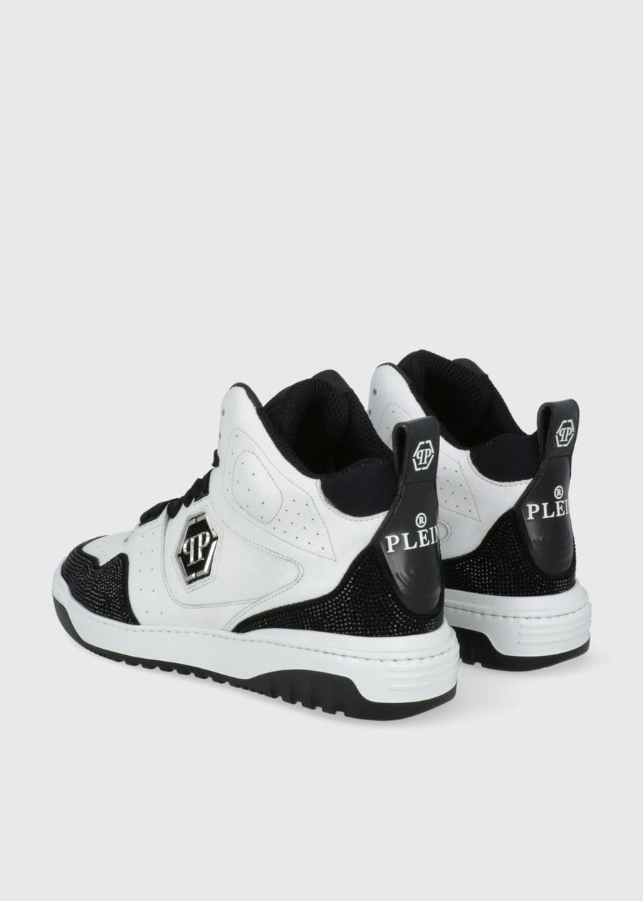 Philipp Plein Sneakers altas con cristales