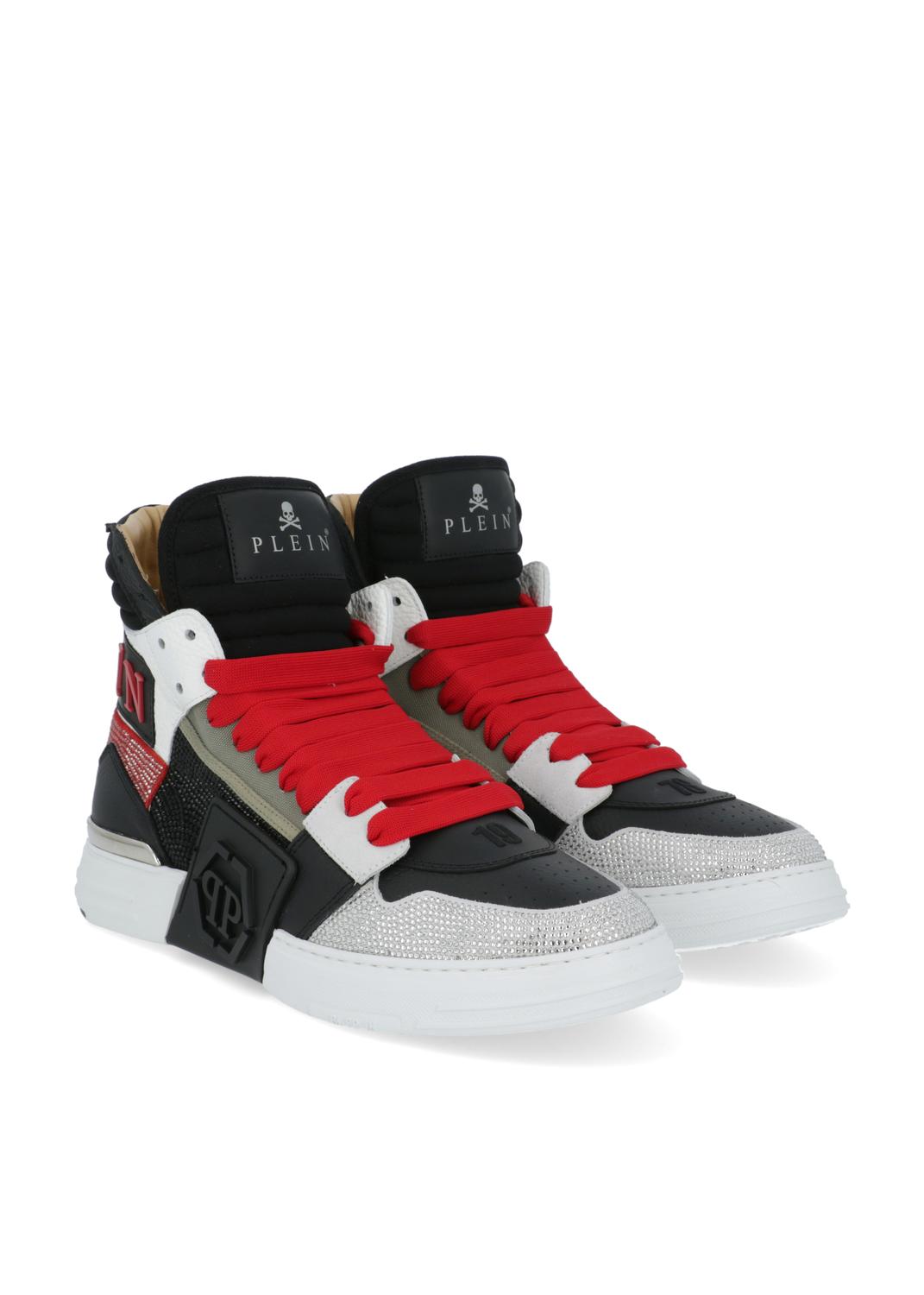 Philipp Plein tenis altos Phantom Kick$ PLP-CUSC0487