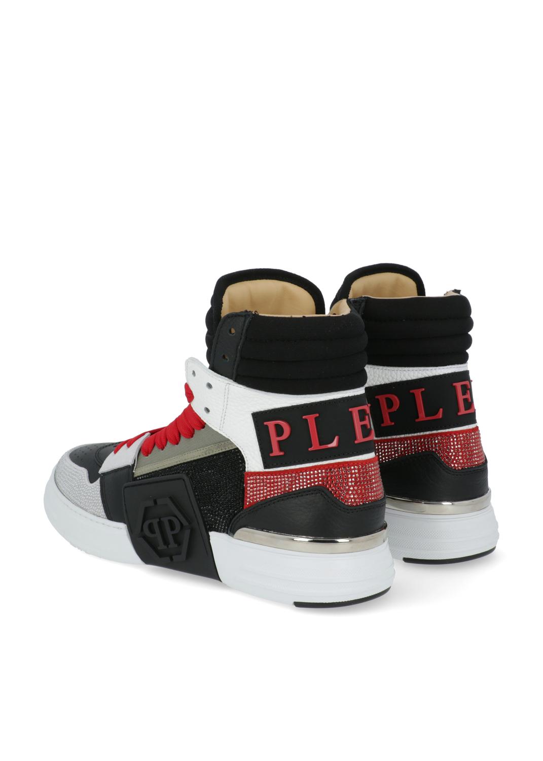 Philipp Plein tenis altos Phantom Kick$ PLP-CUSC0487