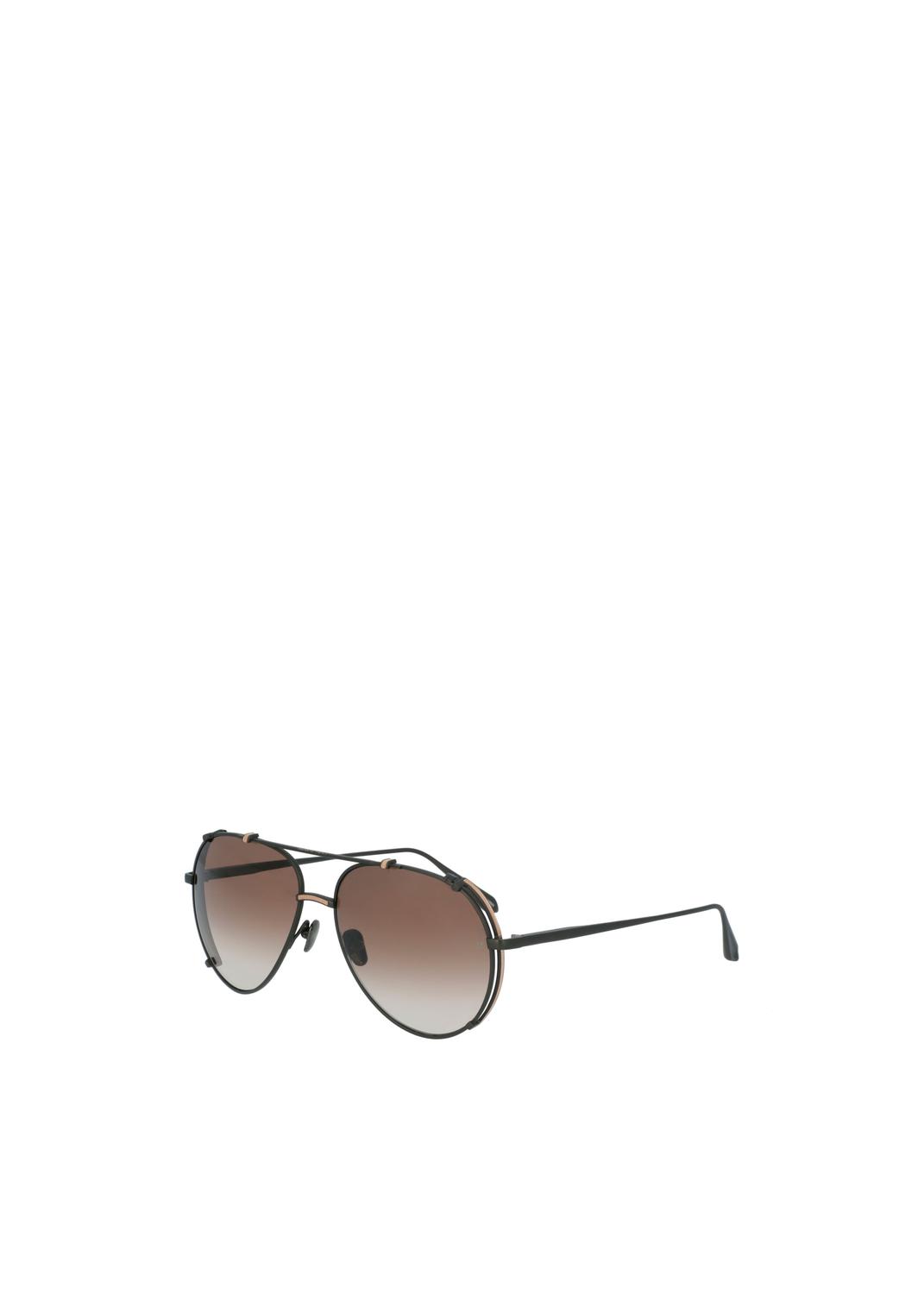 Linda Farrow lentes de sol aviador Newman LFR-1039