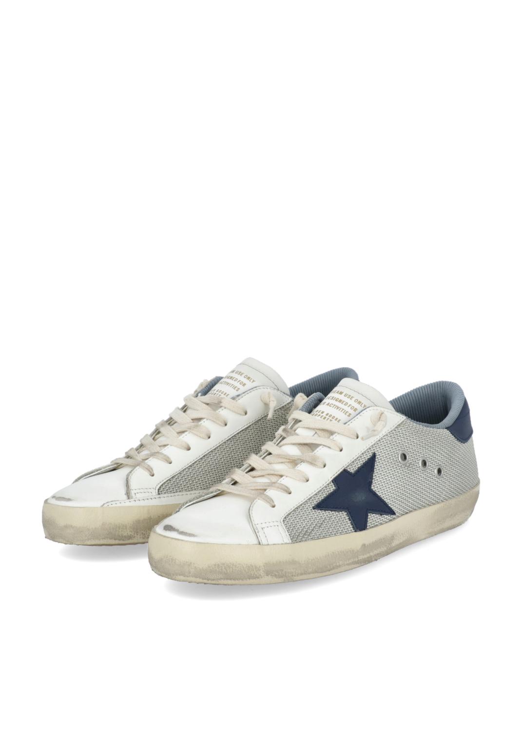 Golden Goose tenis Super Star para hombre GLG ZCSUPERS 27.0 Blanco