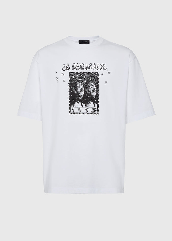 DSQUARED2 T-Shirt estamada regular fit DSQ-71GD1538