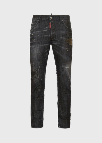 Dsquared2 Jeans Black Nirvana Wash Skater DSQ-71LB1665