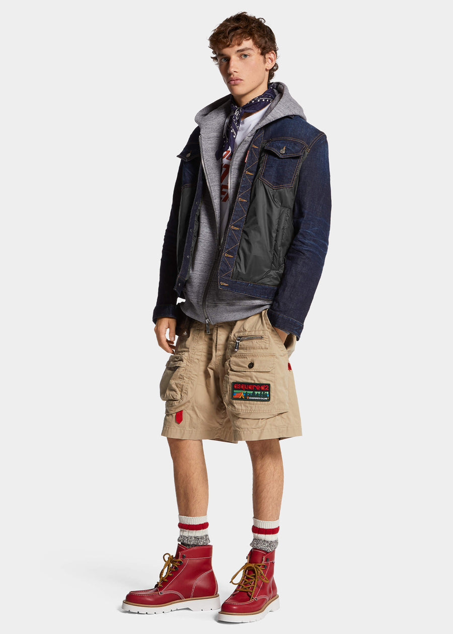 DSQUARED2 Chamarra denim capitonada DSQ-74AM1576