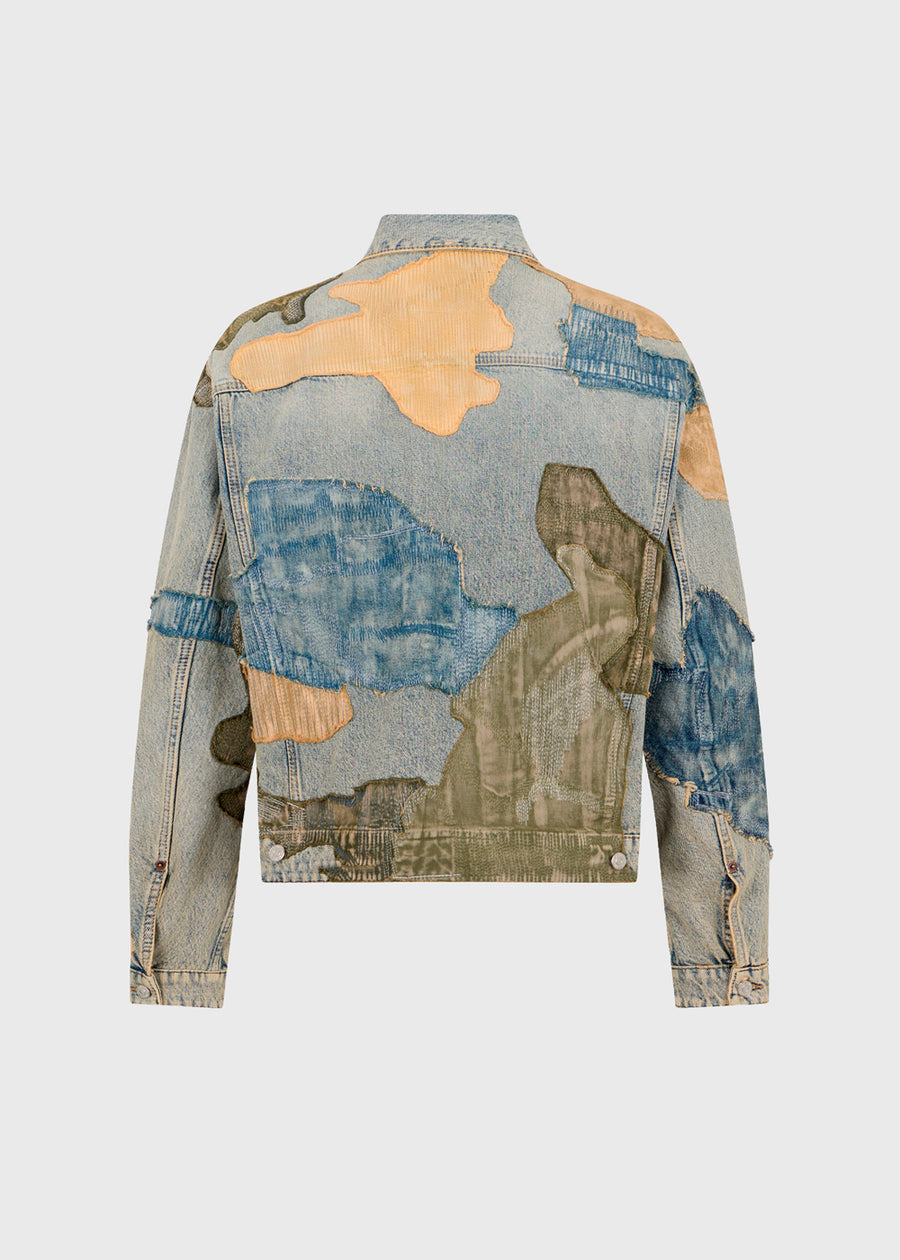 Dsquared2 Chamarra Mezclilla Camuflaje DSQ-74AM1733