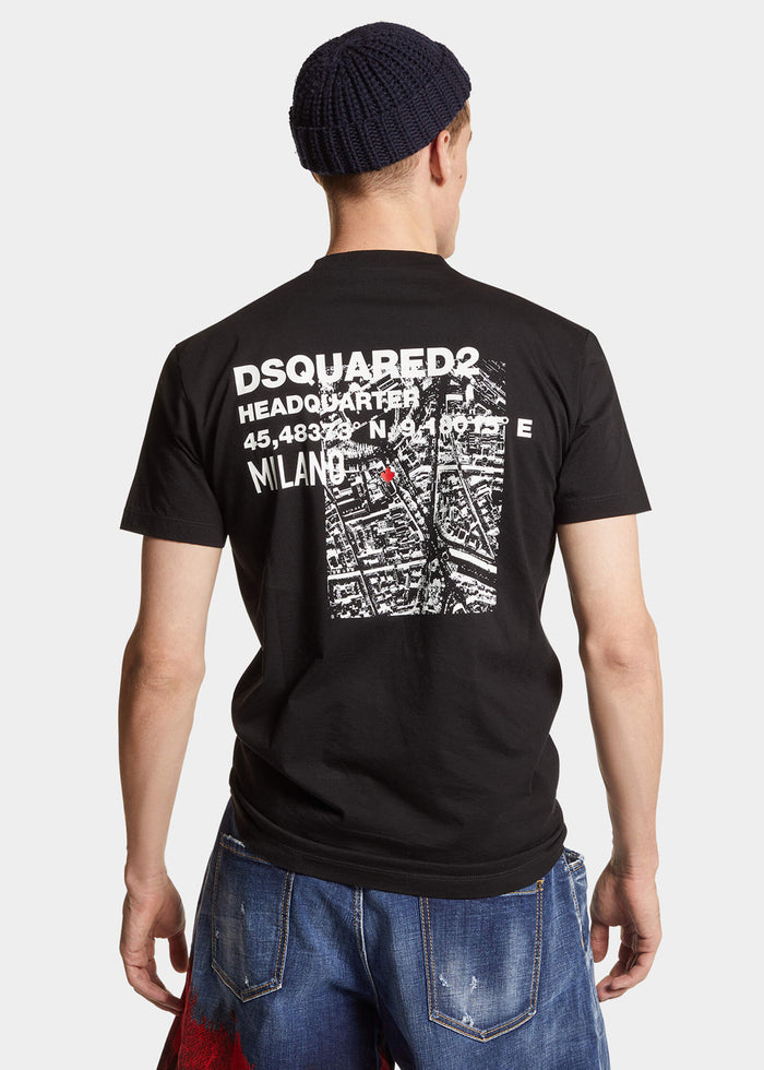 DSQUARED2 T-shirt estampada DSQ-74GD1338