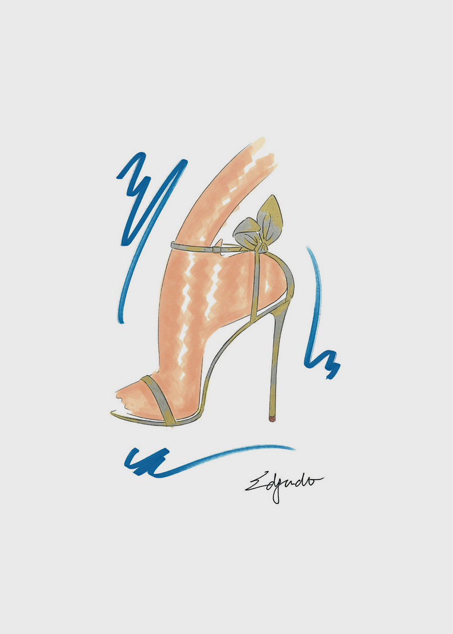 AQUAZZURA Bow Tie Sandal — Private Edition 50 Aniversario QZR-BOWTIESA