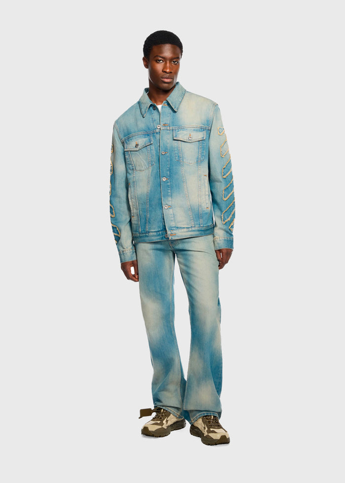 Off-White Chamarra Denim FFW-OMYE09BF