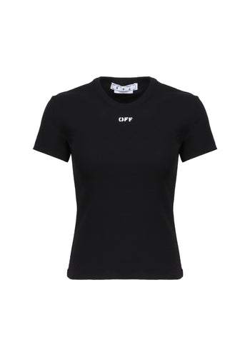 Off-White T-Shirt con logotipo FFW-OWAA065C