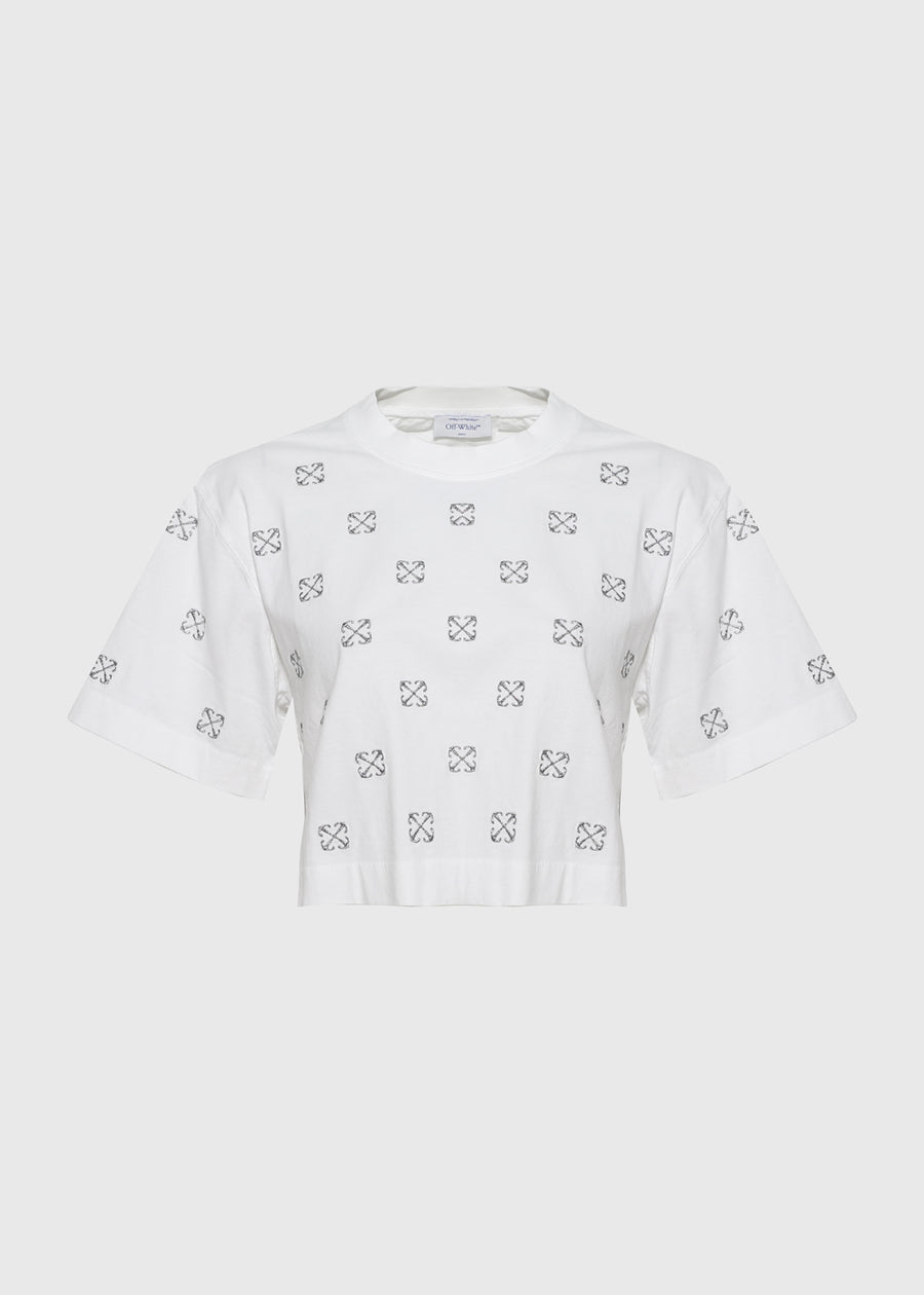 Off-White T-Shirt con logo estampado FFW-OWAA090S