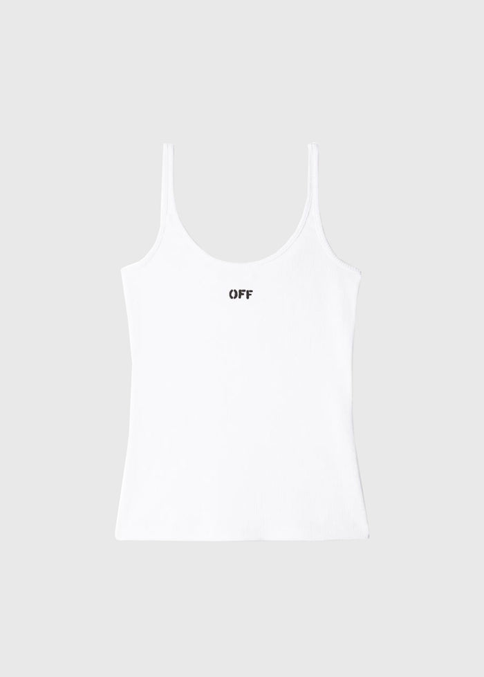 Off-White Top sin mangas FFW-OWAD072C