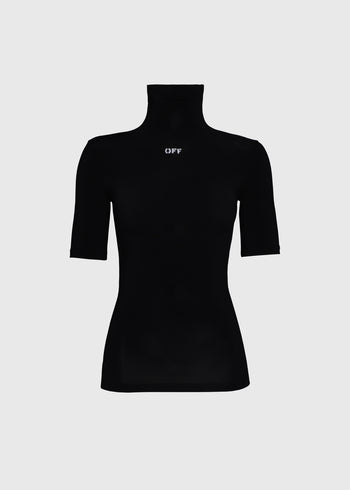 OFF-WHITE Blusa cuello alto FFW-OWAD137C