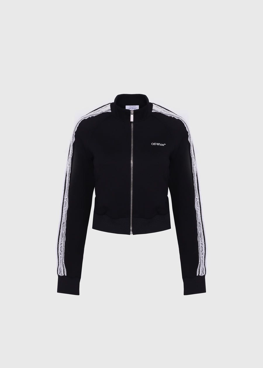Off-White Chamarra deportiva encaje FFW-OWBD001F