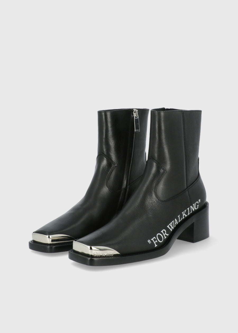 Off-White Botines Western "FOR WALKING" FFW-OWID05EF