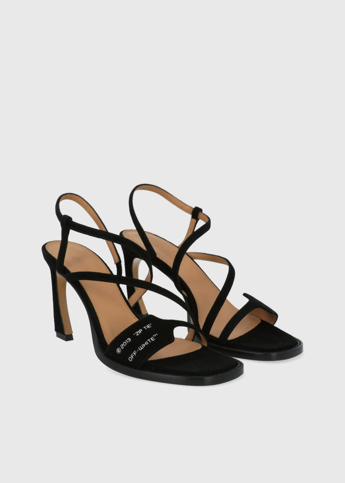 OFF WHITE Sandalia alta Zip Tie Loop  FFW-OWIH003F