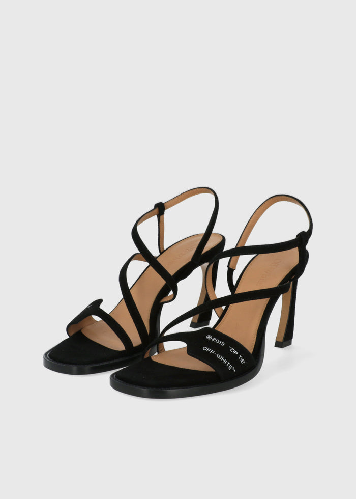 OFF WHITE Sandalia alta Zip Tie Loop  FFW-OWIH003F