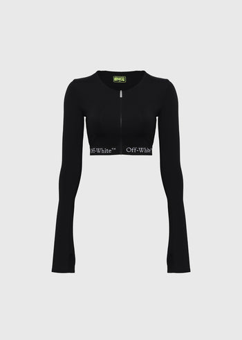 Off-White Top corto con cremallera FFW-OWVB027S