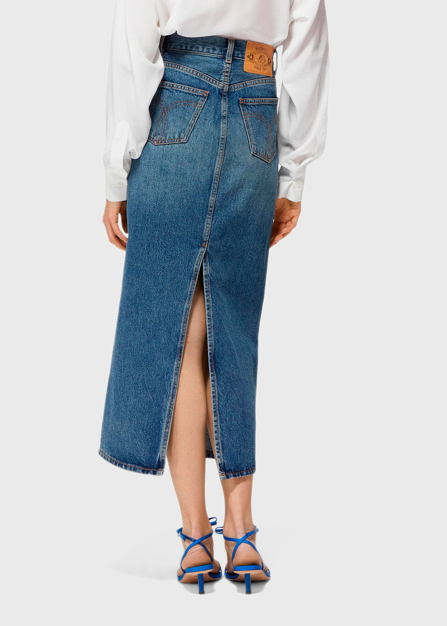 FIORUCCI Falda Midi Denim FRC-W01FPDSK