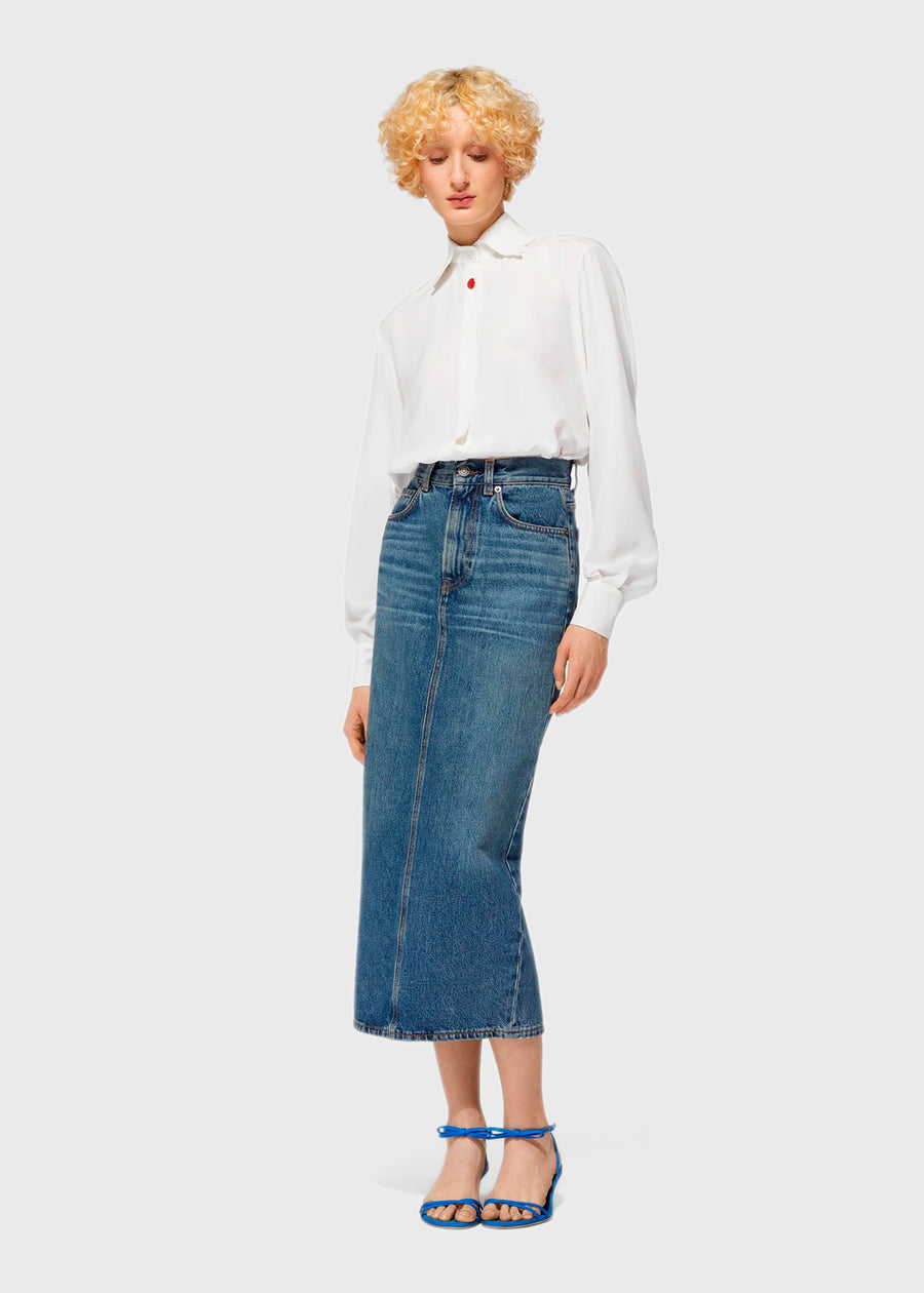 FIORUCCI Falda Midi Denim FRC-W01FPDSK