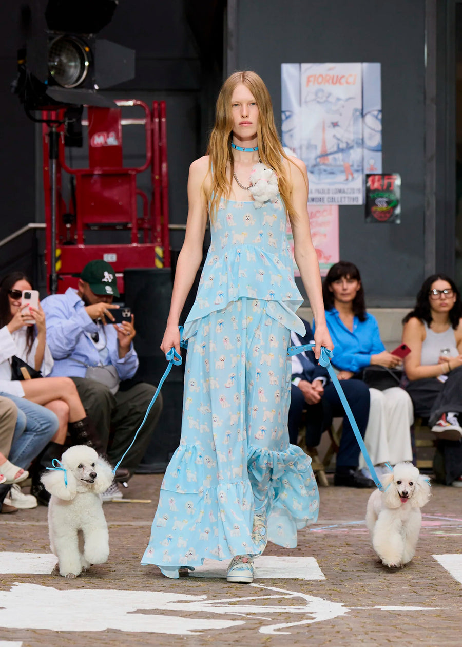 FIORUCCI Vestido estapado Poodle FRC-W26SSDRL