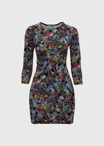 FIORUCCI Vestido Estampado FRC-W26SSDRS